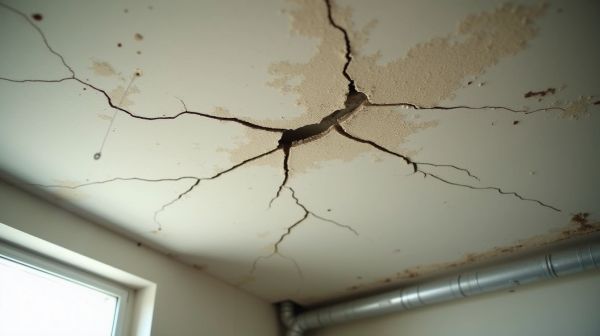 Comprendre les fissures plafond : causes, dangers et solutions