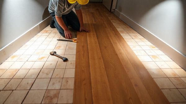 Installer un parquet sur carrelage : guide complet