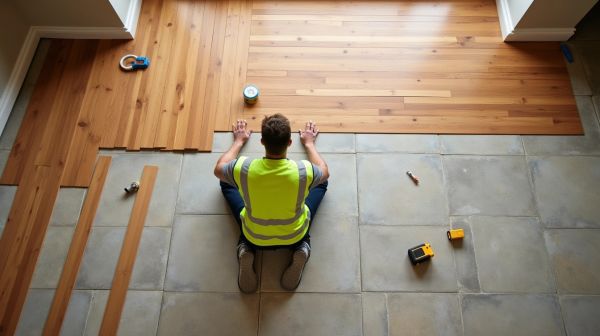 Poser du parquet sur du carrelage : les étapes à suivre