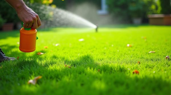 Traitement de pelouse : engrais, herbicides et soins pour un gazon vert